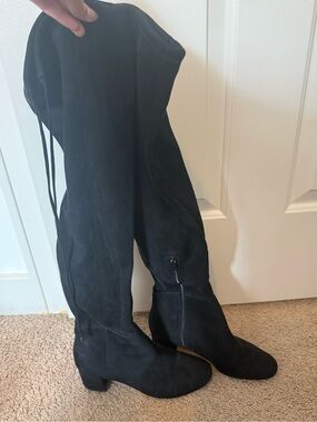 Thigh High Heeled Boots